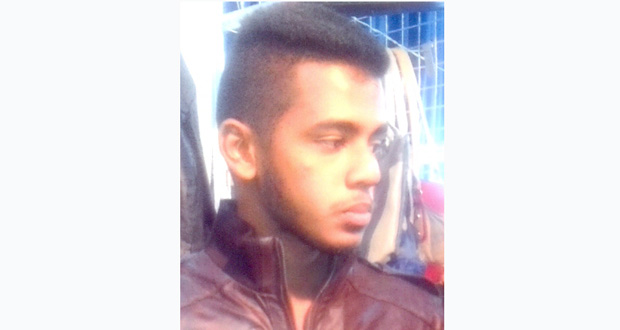 Zuhair Sheik Abdool Haydar Ally Sakhabuth, 18 ans, est porté disparu. - missing