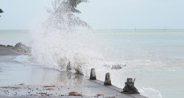 Cyclone Amara: premiers dégâts à Rodrigues
