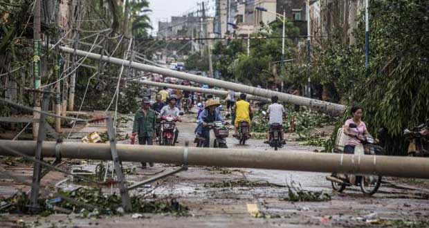 33 morts dans le typhon Rammasun en Chine