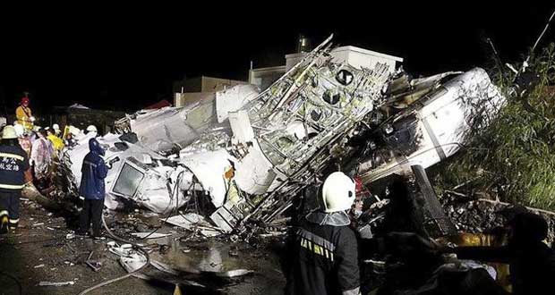 Condoléances de Pékin et Taipei après le crash d'un ATR taiwanais