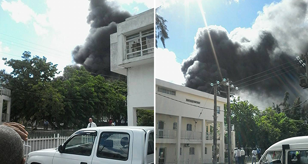 Port-Mathurin: un violent incendie ravage la station-service