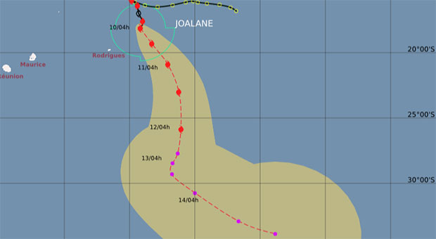  Cyclone tropical Joalane: les vols vers Rodrigues annulés