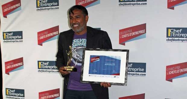 #InfoBusiness: Ramesh Caussy, d’origine mauricienne, s’illustre au Grand prix des chefs d’entreprise