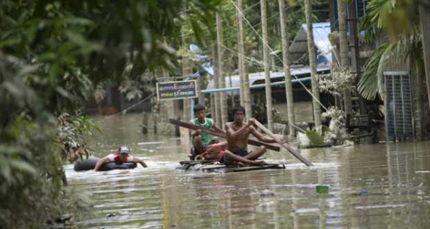 Inondations en Birmanie: 46 morts, certaines zones inaccessibles