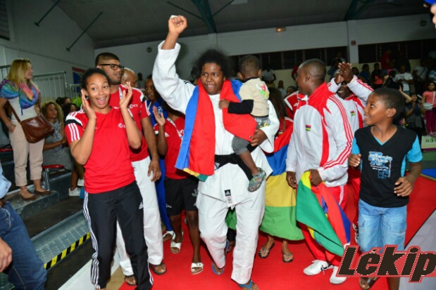 JIOI - Judo: Annabelle Laprovidence remporte la 8e médaille d'or de la journée