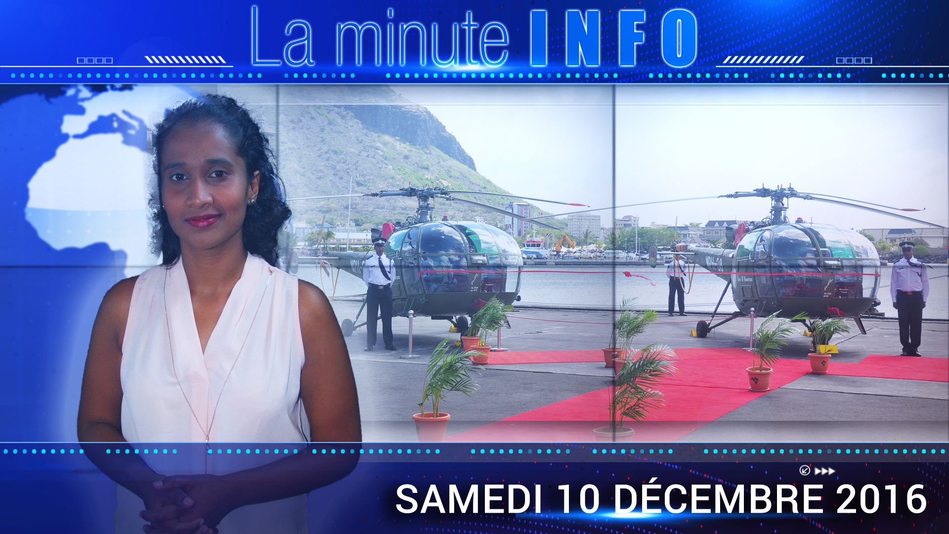LaMinuteInfo: un bateau et deux hélicoptères pour Maurice