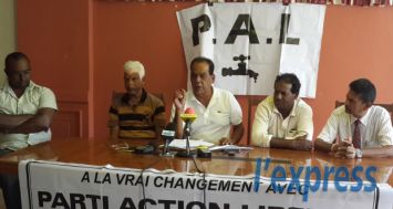 Luchmeeparsad Ramsewak du Parti action libéral lors d’une conférence de presse à Port-Louis, ce mardi 7 octobre. 