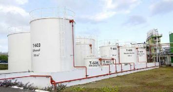 L’usine d’éthanol d’Omnicane, à Savannah, Maurice. L’île de La Réunion compte sur le pays pour s’approvisionner en biocarburant.