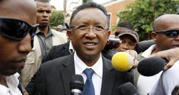 Le nouveau président malgache après sa victoire au second tour de l’élection présidentielle en janvier 2014.