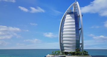 Le Burj Al Arab Jumeirah à Dubayy. Maurice sera prochainement doté d’un hôtel sept-étoiles.