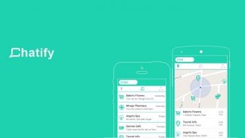 L’application Chatify permet d’identifier les prestataires de service à trois kilomètres à la ronde, mais aussi de communiquer avec eux. 