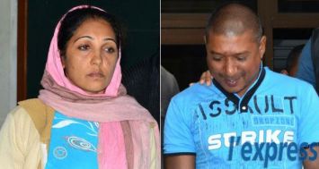 Sunita Ramphul (à dr.) a été libérée sous caution. Son mari, Rajcoomar, est toujours en détention policière. 