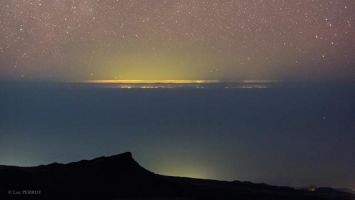 ©Luc PERROT. Une vue spectaculaire de l’île Maurice depuis La Réunion