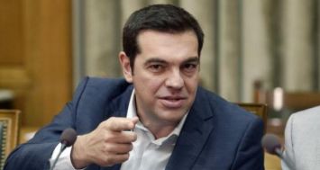  AFP/AFP - Le Premier ministre grec Alexis Tsipras lors du premier conseil des ministres du nouveau gouvernement le 25 septembre 2015 à Athènes