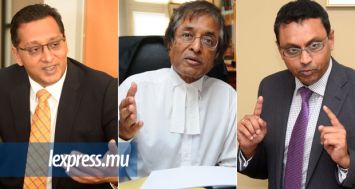 Roshi Bhadain, Anil Gayan et Ravi Rutnah ont dénoncé, mardi, les propos d’Antoine Domingue à l’encontre du ministre de la Santé.
