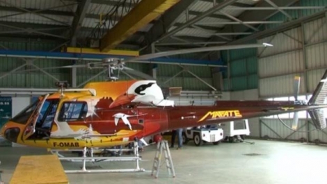 (Photo d’archives) Un hélicoptère de la compagnie Mafate Helicoptères s’est écrasé au Maïdo, jeudi 31 décembre. (Source Antenne Réunion)