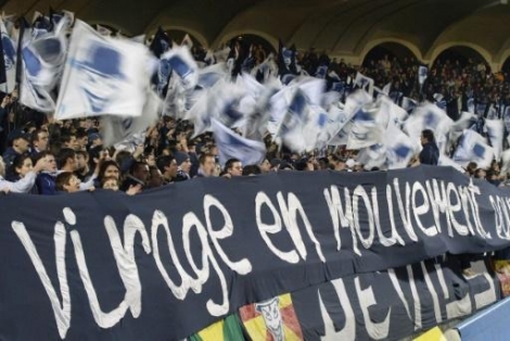 AFP/AFP/Archives - Des supporters de Bordeaux, le 6 février 2004 au stade Chaban-Delmas