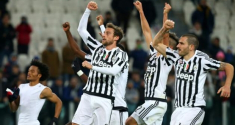 Les joueurs de la Juventus, le 3 février 2016, à Turin.