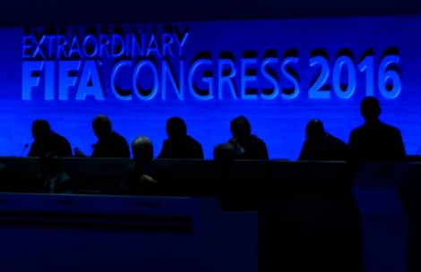 AFP/AFP - Membres exécutifs de la Fifa à l'ouverture du congrès extraordinaire de l'instance internationale, le 26 février 2016 à Zurich