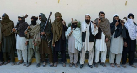 Des talibans à Jalalabad en Afghanistan, le 24 février 2016.