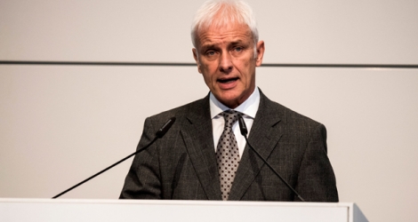 Le CEO de Volkswagen Matthias Müller.