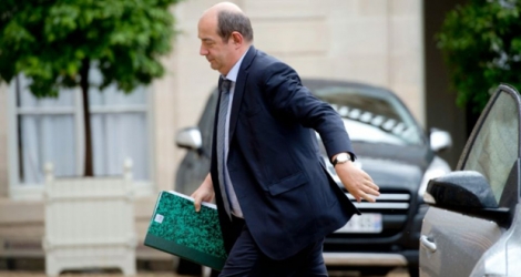 L'ancien conseiller aux Affaires sociales de Manuel Valls, Gilles Gateau, aujourd'hui directeur des ressources humaines d'Air France, à l'Elysée à Paris le 10 juin 2014.