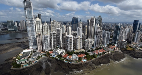 Vue aérienne de Panama City.