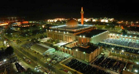 Une vue générale de la Grande mosquée de Koweit city.