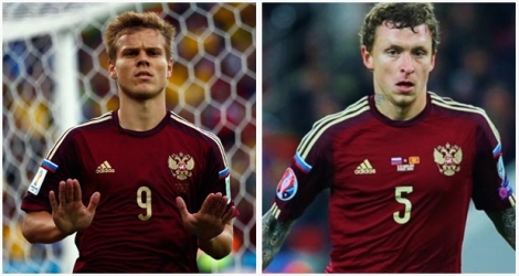 Alexandre Kokorin, 25 ans, et Pavel Mamaev, 27 ans, étaient respectivement attaquant et milieu de terrain de la sélection russe pendant l'Euro-2016.