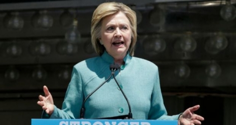 La candidate démocrate à la Maison Blanche Hillary Clinton lors d'un discours à Atlantic City, dans le New jersey, le 6 juillet 2016