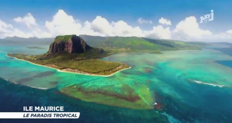Capture d’écran de l’émission, Ile Maurice – le paradis tropical, diffusée sur NRJ 12.