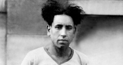 Boughera El Ouafi, champion olympique algérien ayant remporté le marathon d'Amsterdam des JO-1928, sous les couleurs françaises
