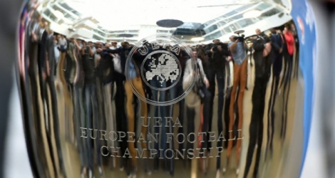 Le trophée de l'Euro-2016, tournoi-phare de l'UEFA