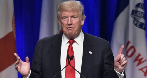 Le candidat républicain à la Maison Blanche Donald Trump, le 12 septembre 2016 à Baltimore dans le Maryland .