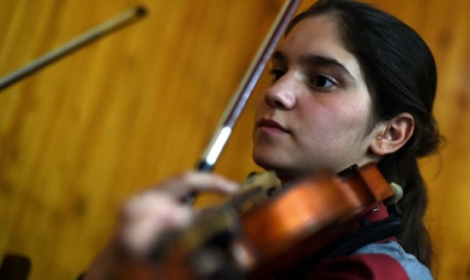 L'Institut national afghan de musique (Anim) accueille un tiers de filles et tous les enseignements et orchestres sont mixtes