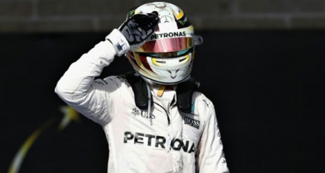 Le Britannique Lewis Hamilton, vainqueur du GP des USA à Austin, le 23 octobre 2016.