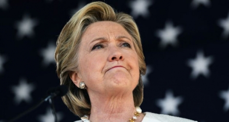 Hillary Clinton le 1er novembre 2016 au Pasco-Hernando State College à Dade City en Floride.