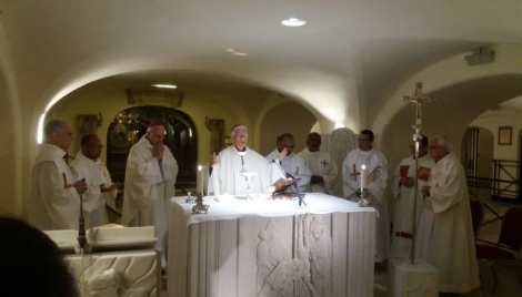 Moment d’intense émotion à Rome à l’heure de la célébration de la messe de 7 heures par Mgr Maurice Piat, à quelques heures de son élévation comme cardinal.