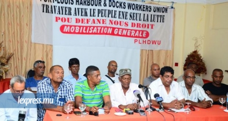La Port-Louis Harbour and Docks Workers Union s’est réunie à Port-Louis, le jeudi 12 janvier.