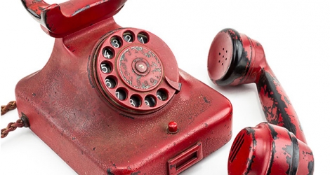 Avec ce téléphone, fourni à Adolf Hitler par la Wehrmacht, l'armée du Troisième Reich, le leader nazi a donné la plupart de ses ordres pendant les deux dernières années de la Seconde Guerre mondiale.