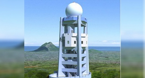Le radar de Trou-aux-Cerfs est l’un des projets de la station météorologique pour améliorer les prévisions climatiques.