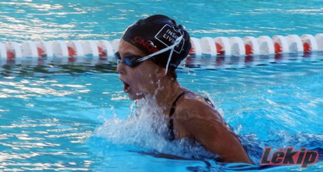Chez les 12 ans, Inès Gébert a établi de nouvelles marques aux 200 m 4 nages et 200 m papillon