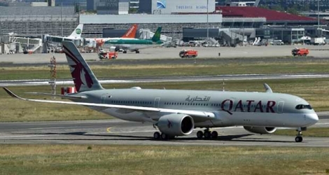 Des avions de la Qatar Airways à l'aéroport de Toulouse, le 16 juin 2017.