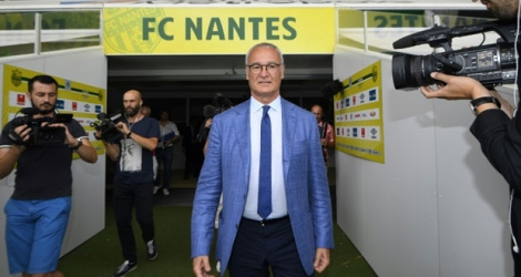 Le nouvel entraîneur de Nantes Claudio Ranieri, le 26 juin 2017 à La Beaujoire © DAMIEN MEYER - AFP