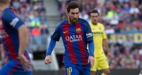 Lionel Messi, qui vient de prolonger son contrat avec le club catalan.