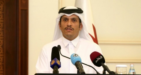 L'émir du Qatar cheikh Tamim ben Hamad Al-Thani, le 11 juillet 2017 à Doha 