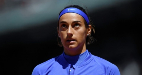 La Française Caroline Garcia lors de Roland-Garros, le 7 juin 2017.