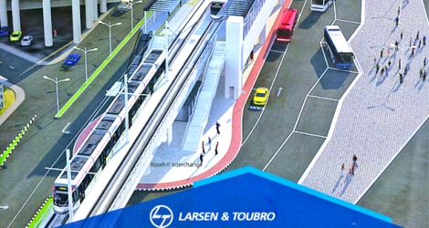 Le soumissionnaire indien Larsen & Toubro a remporté le contrat du Metro Express.