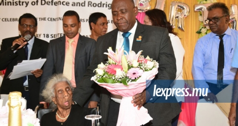 La Chagossienne Marie Evelyne Paletemps a fêté ses 100 ans ce lundi 18 septembre 2017. 