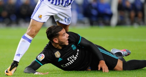 Theo Hernandez, sorti sur blessure dimanche contre la Real Sociedad.